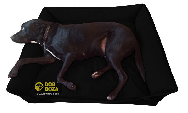 Trojan Cosy Waterproof Dog Bed - Black