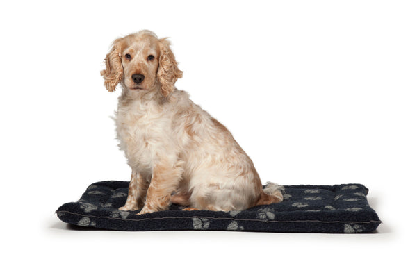 Danish Design Fleece Navy Dog Cage Mattress