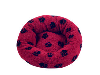 Danish Design Fleece Paw Cushion Bed