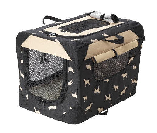 House Of Paws Waterproof Dog Print Crate