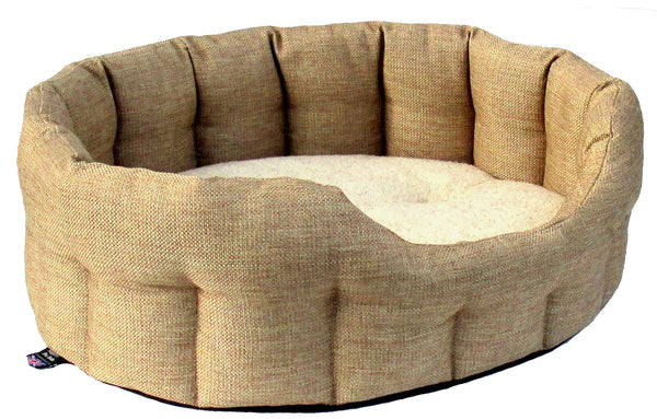 P&L Premiun Oval Drop Fronted Heavy Duty Material Softee Beds
