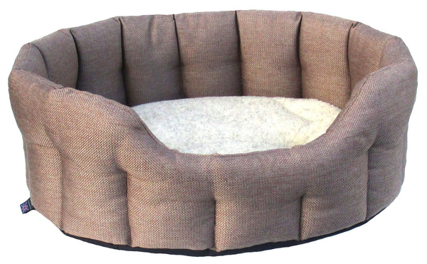 P&L Premiun Oval Drop Fronted Heavy Duty Material Softee Beds