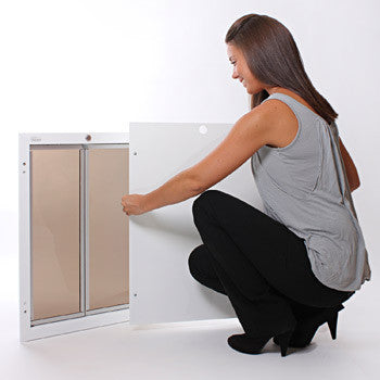 Plexidor UK Dog Doors Large - Door Mount