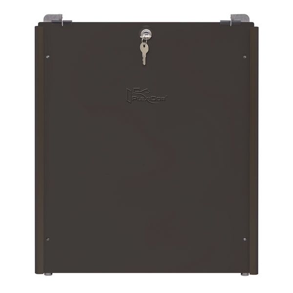 Plexidor UK Dog Doors Sliding Tracks with Flip Lock