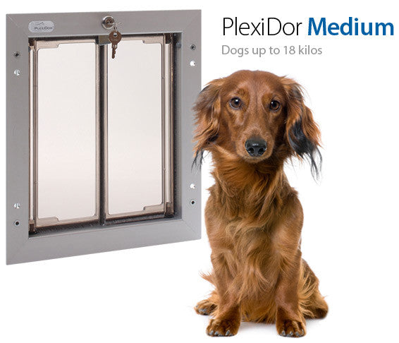 Plexidor UK Dog Doors Medium - Door Mount