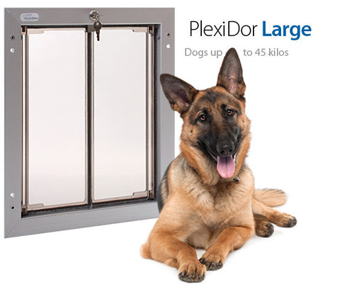 Plexidor UK Dog Doors  Large - Wall Mount