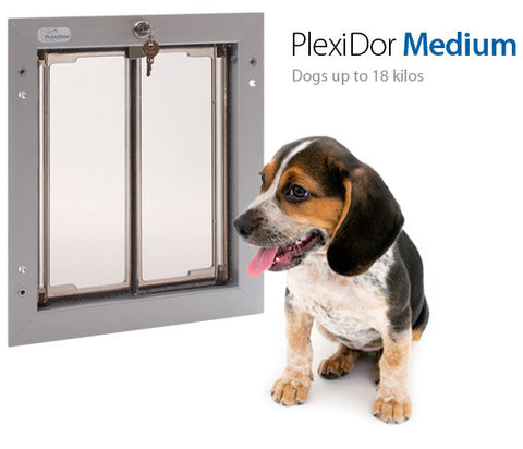 Plexidor UK Dog Doors  Medium - Wall Mount